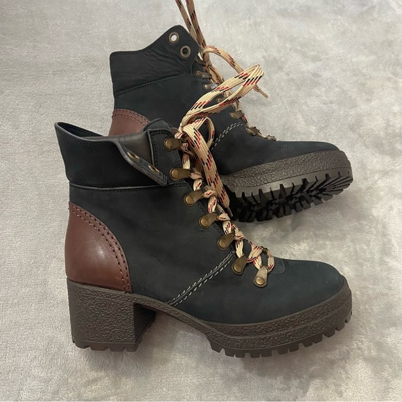 New! See by Chloe Eileen Mid Heel 40mm Boots Leather - Picture 5 of 12